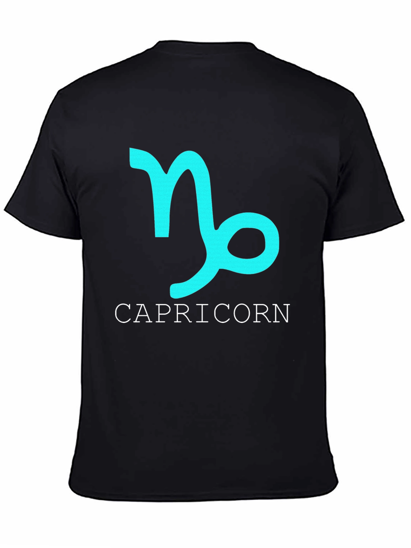 Capricorn Zodiac Sign Black T-Shirt