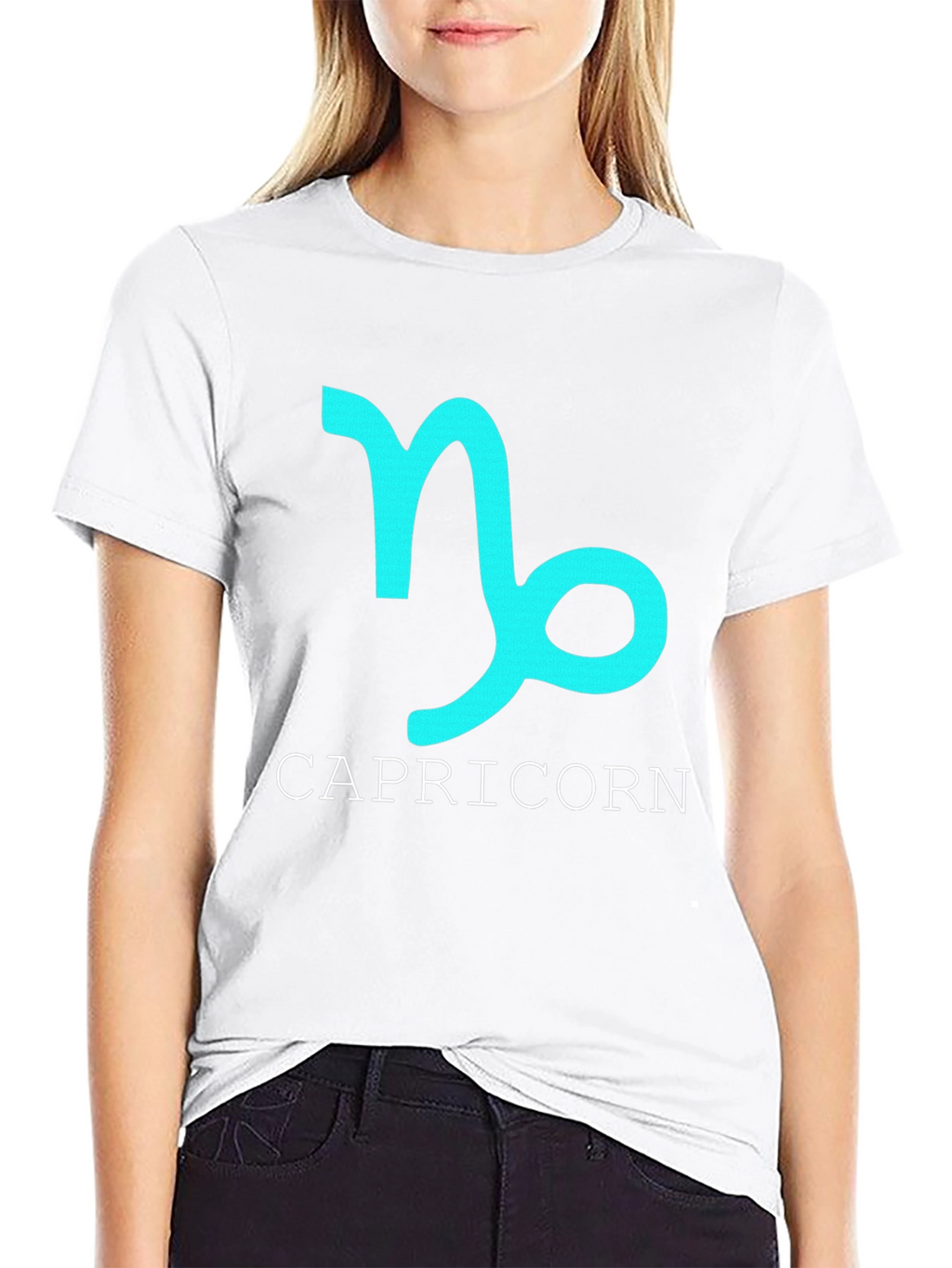 Capricorn Zodiac Sign Black T-Shirt