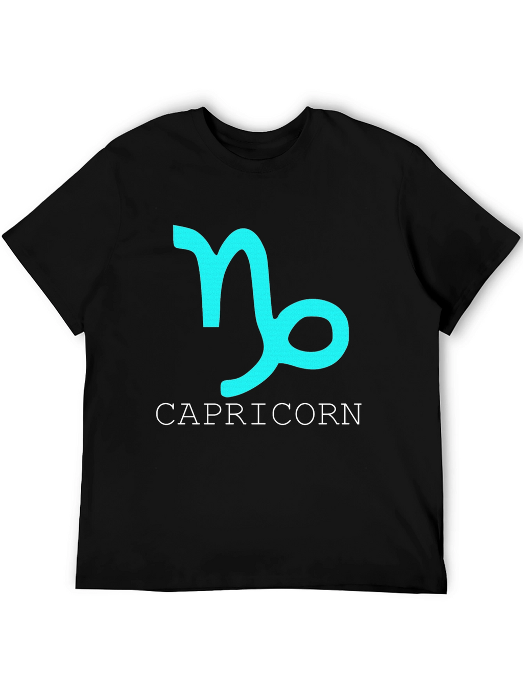 Capricorn Zodiac Sign Black T-Shirt