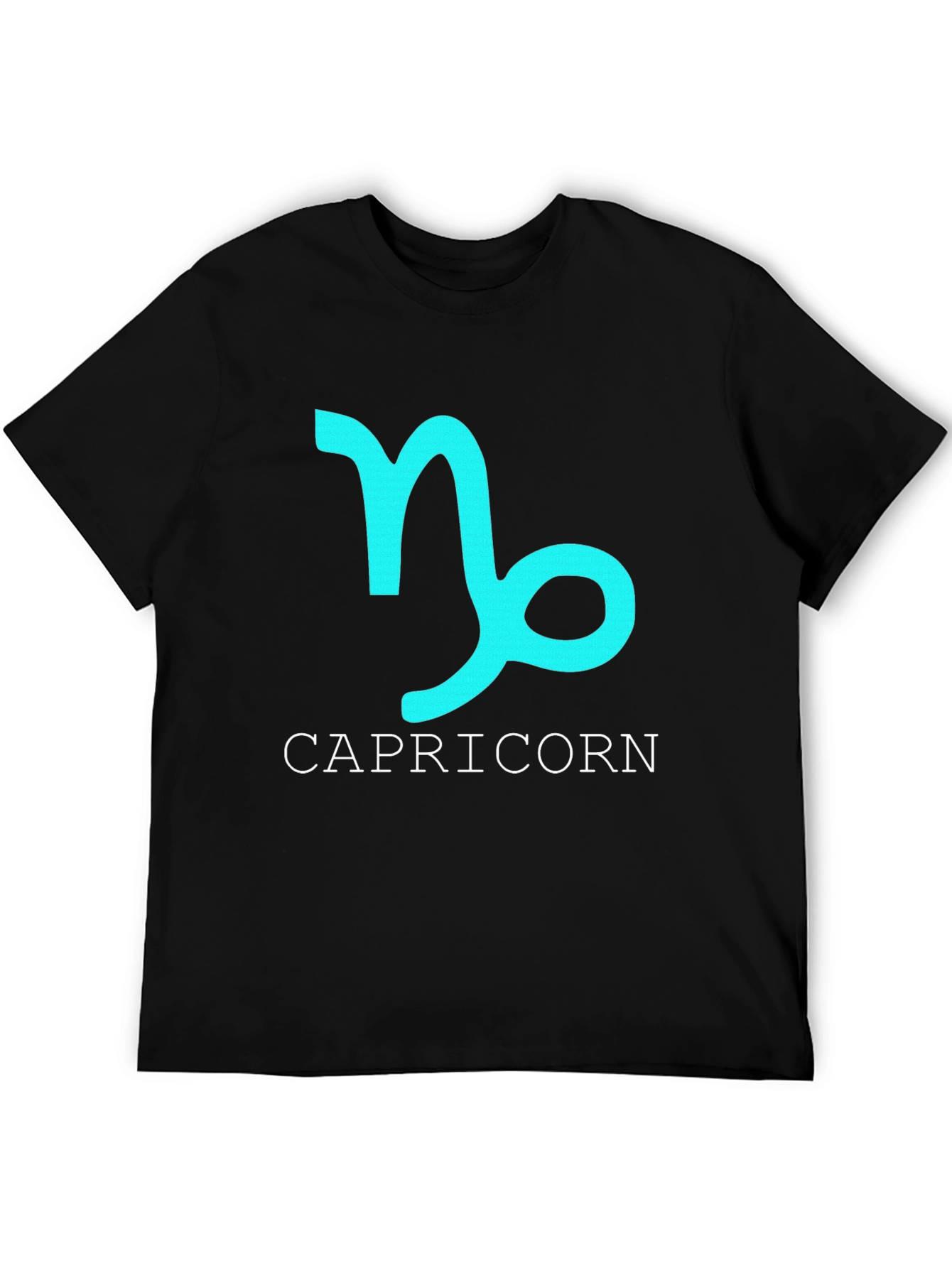 Capricorn Zodiac Sign Black T-Shirt
