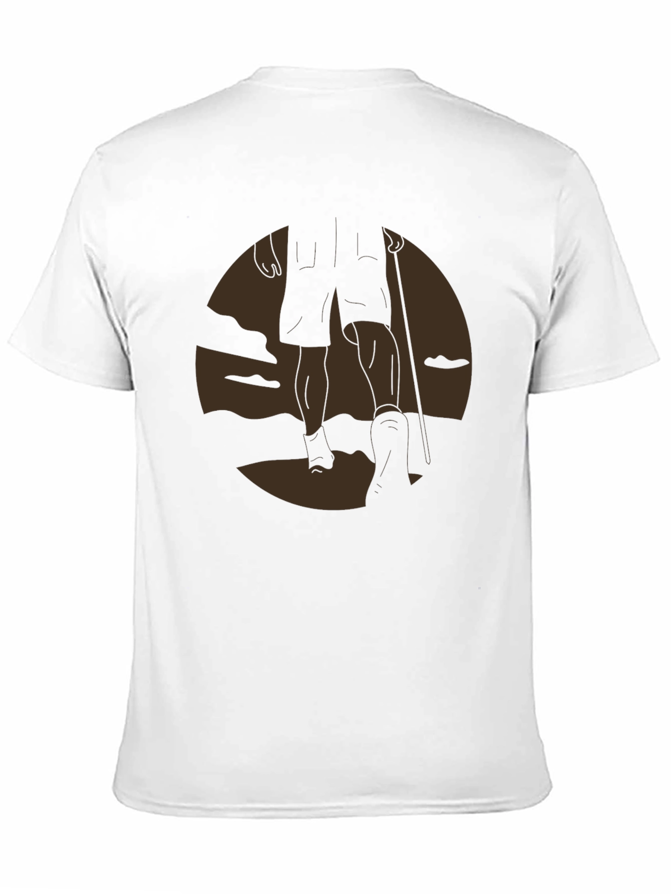 Hiker Silhouette Graphic Tee
