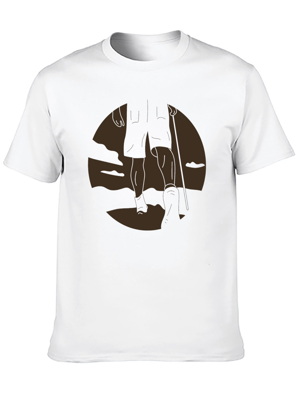 Hiker Silhouette Graphic Tee