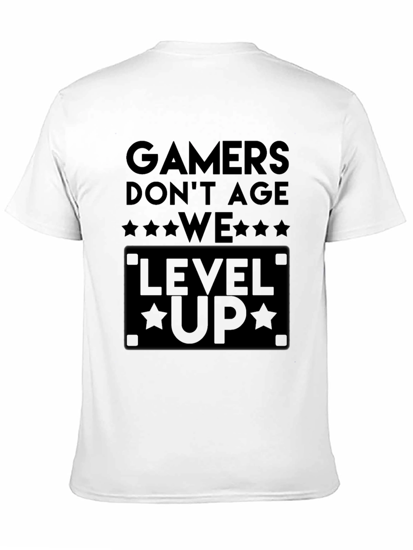 Gamers Dont Age We Level Up T-Shirt