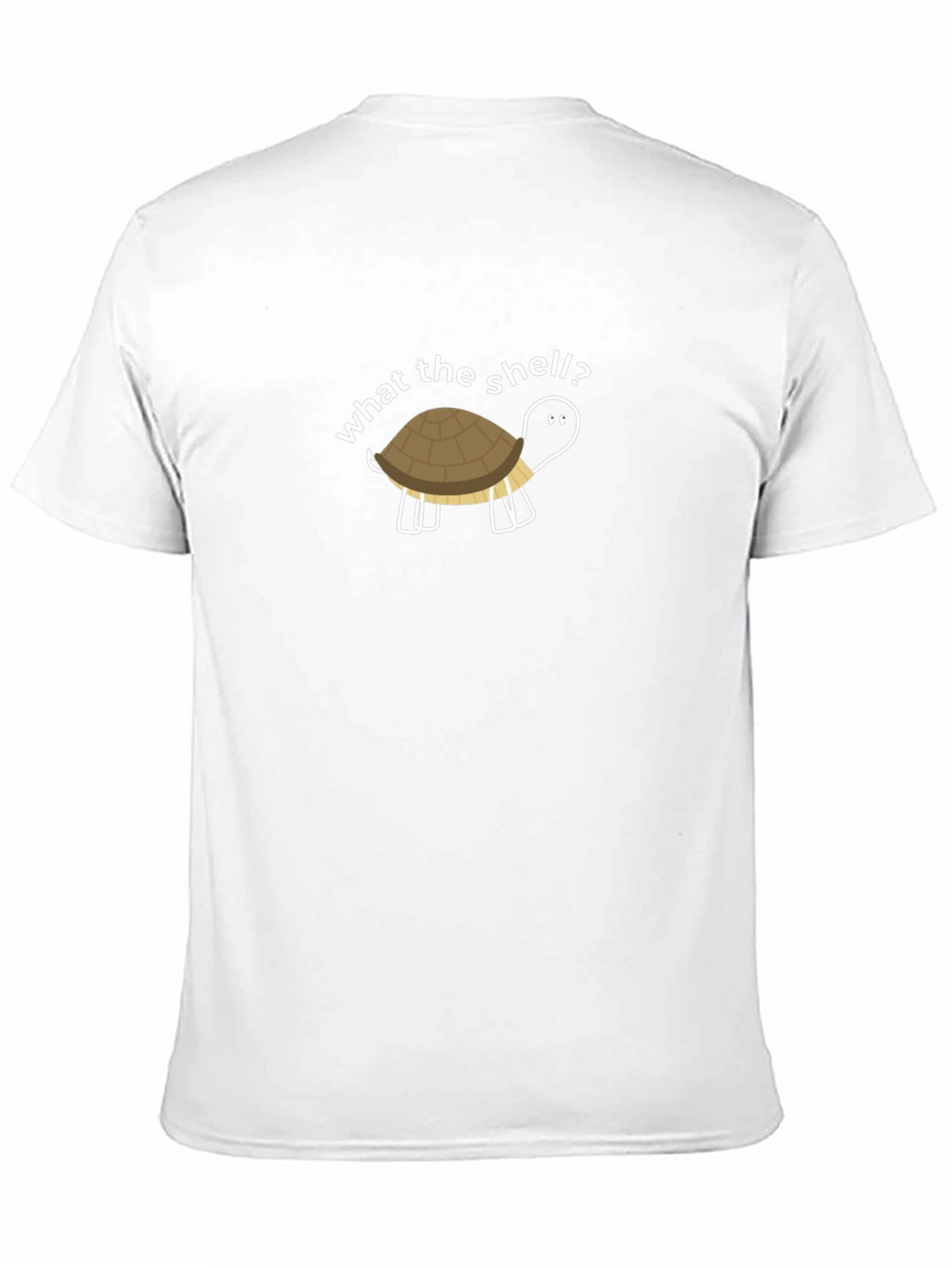 What the Shell? Turtle Graphic Black T-Shirt