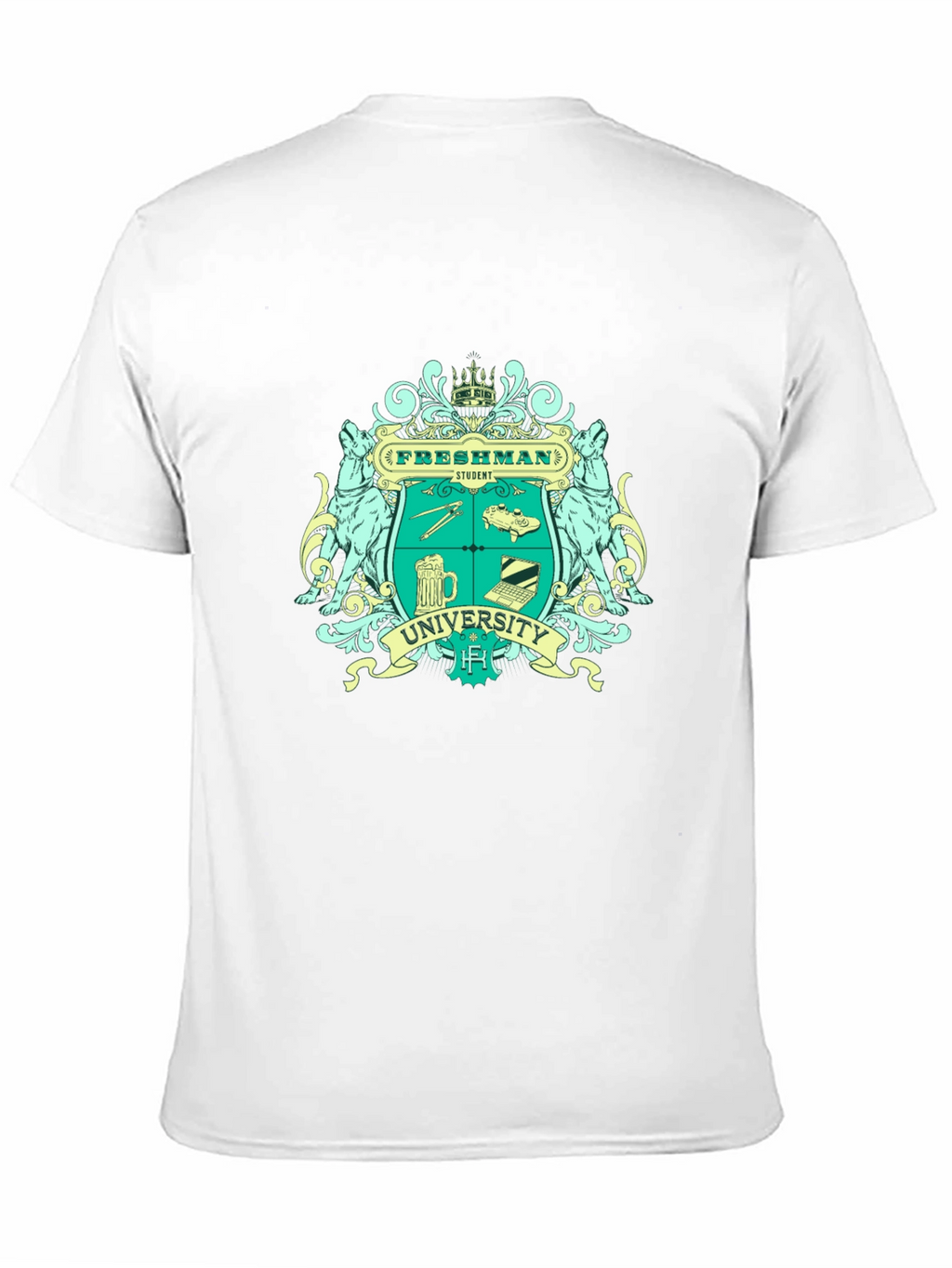 Freshman University Student Black T-Shirt