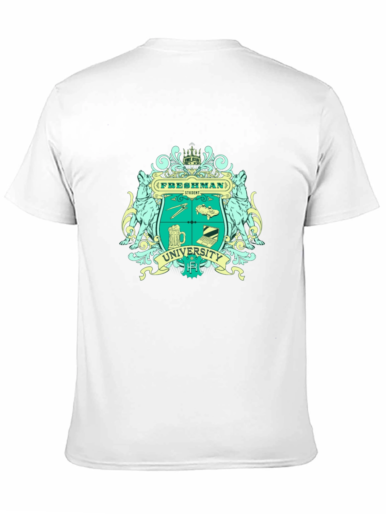 Freshman University Student Black T-Shirt