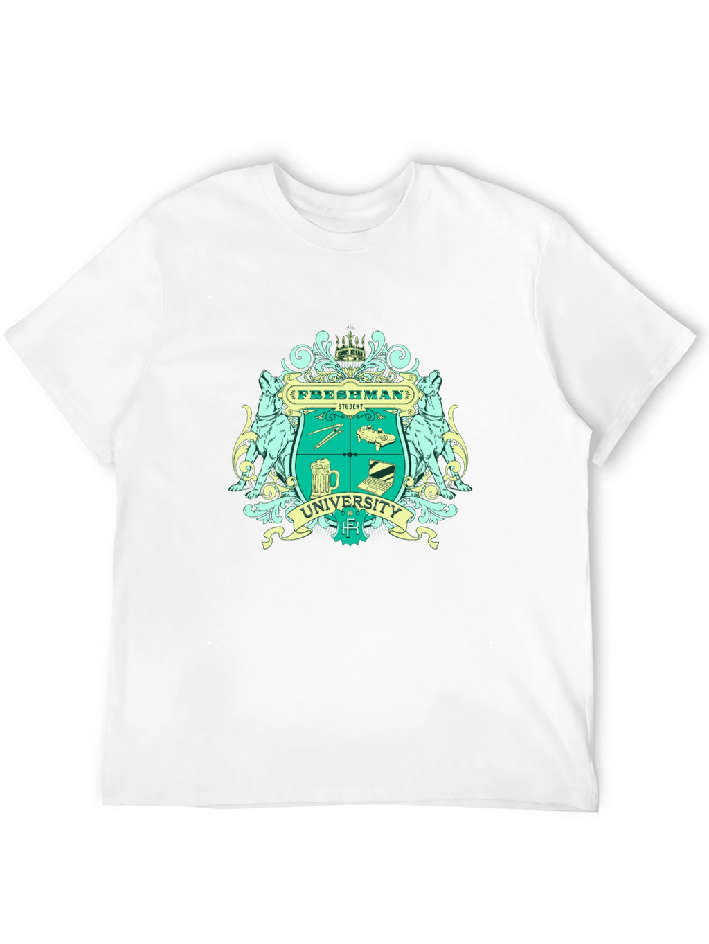 Freshman University Student Black T-Shirt