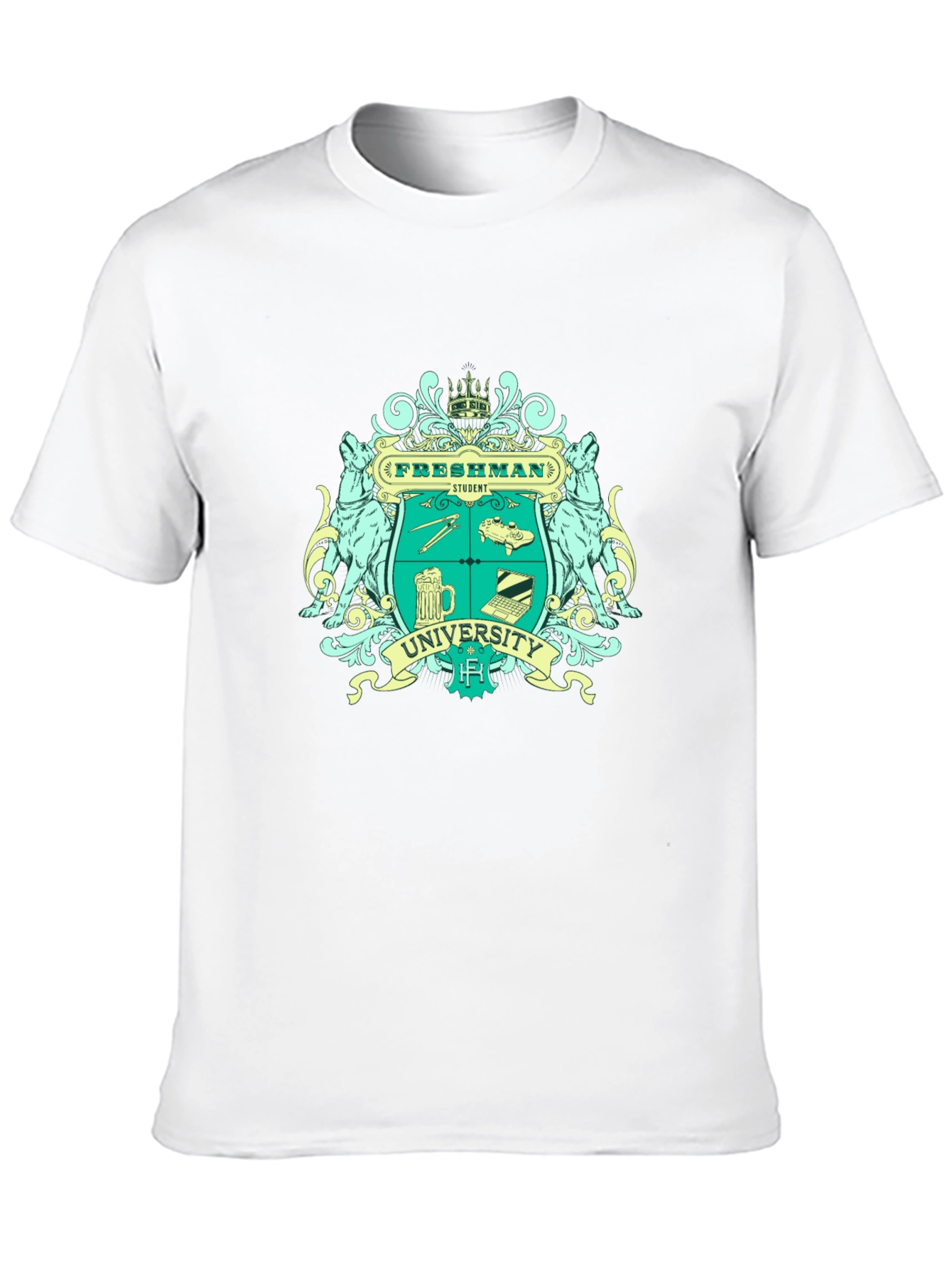 Freshman University Student Black T-Shirt