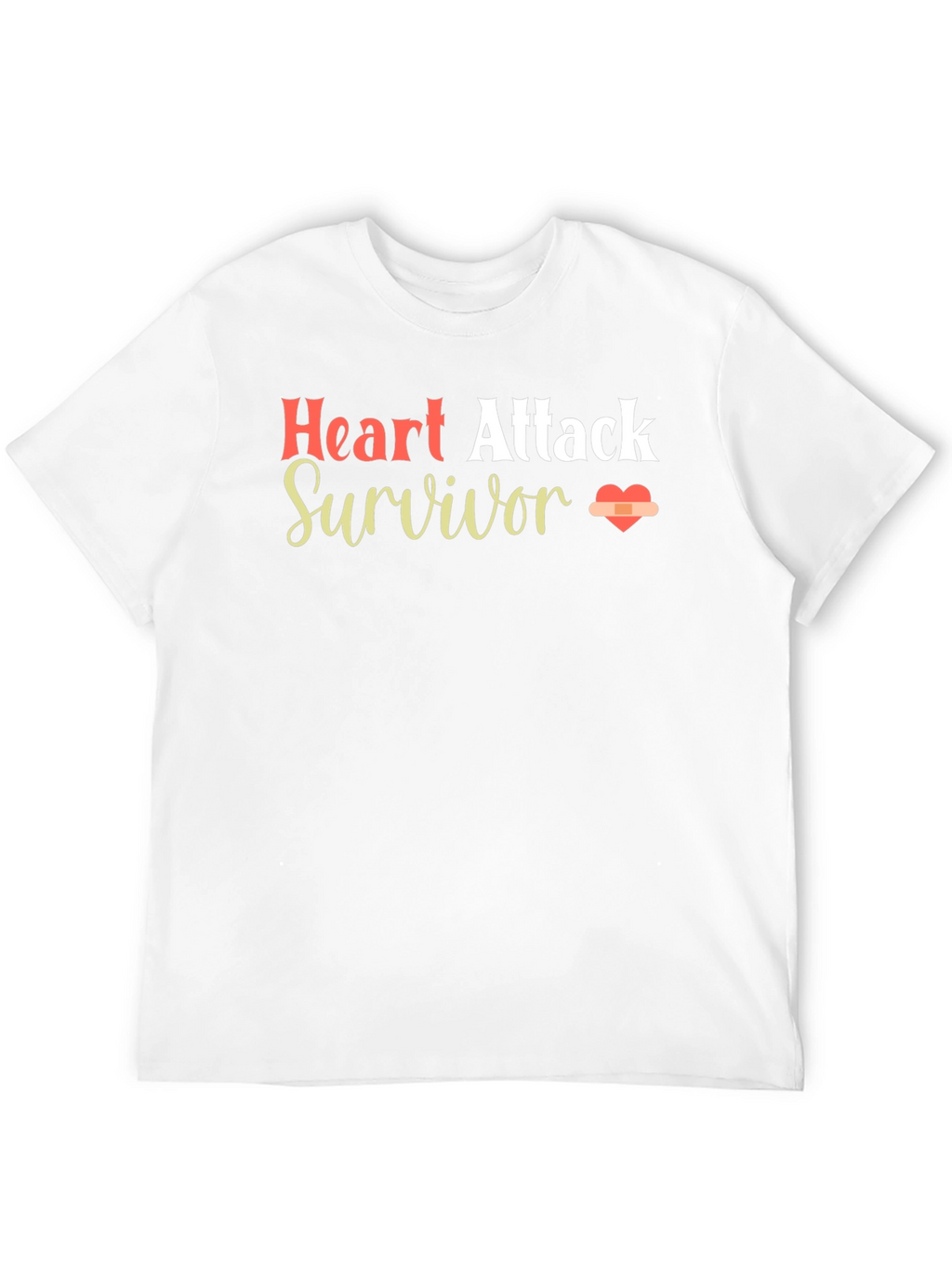 Heart Attack Survivor Graphic T-Shirt