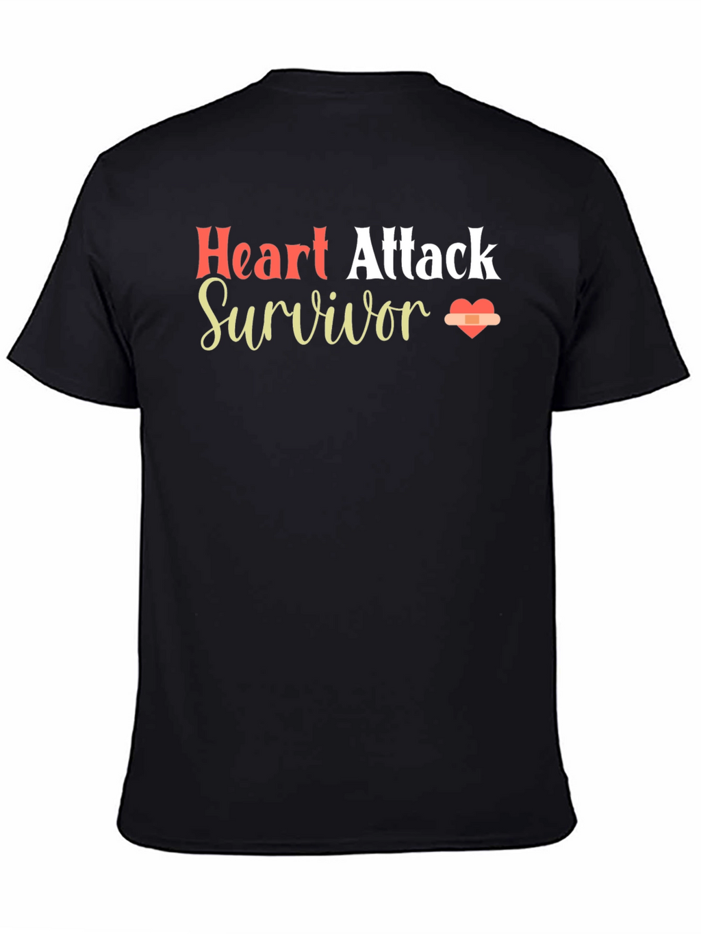 Heart Attack Survivor Graphic T-Shirt