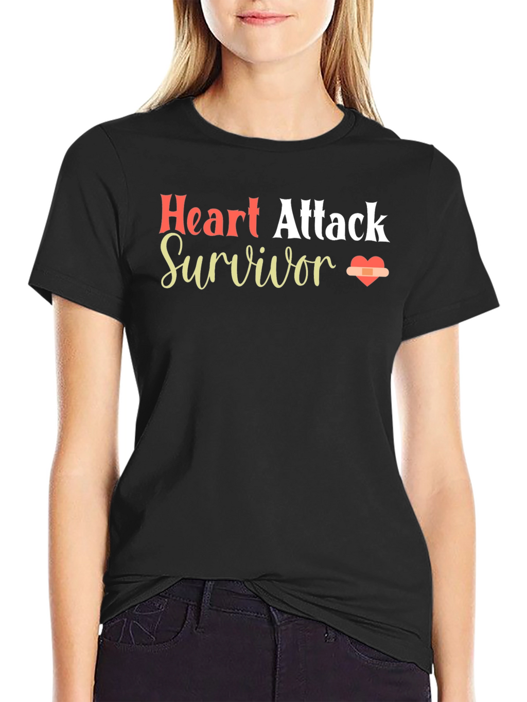 Heart Attack Survivor Graphic T-Shirt