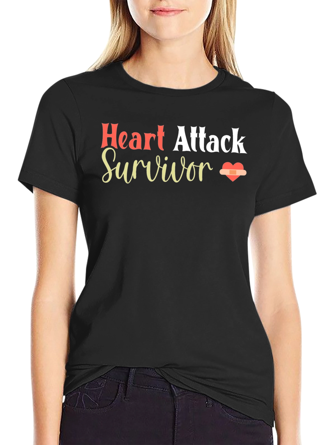 Heart Attack Survivor Graphic T-Shirt