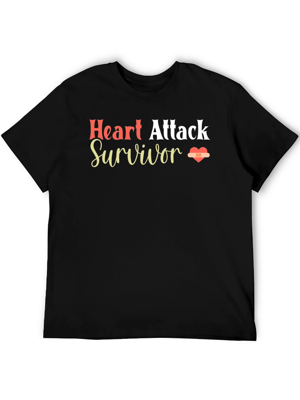 Heart Attack Survivor Graphic T-Shirt