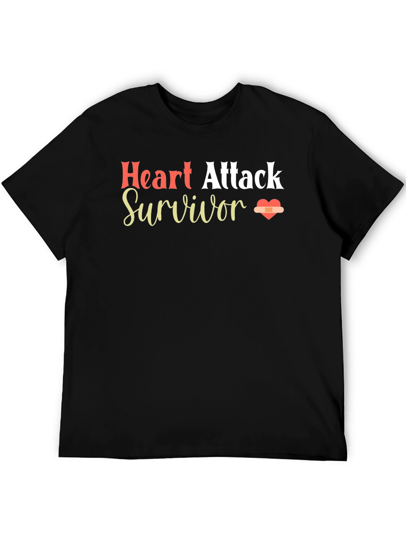 Heart Attack Survivor Graphic T-Shirt