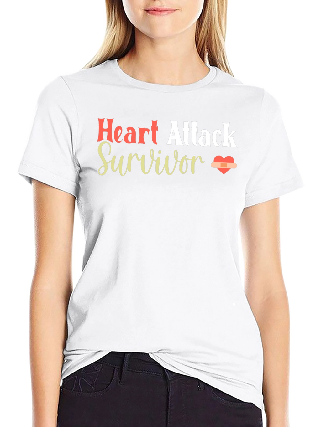 Heart Attack Survivor Graphic T-Shirt