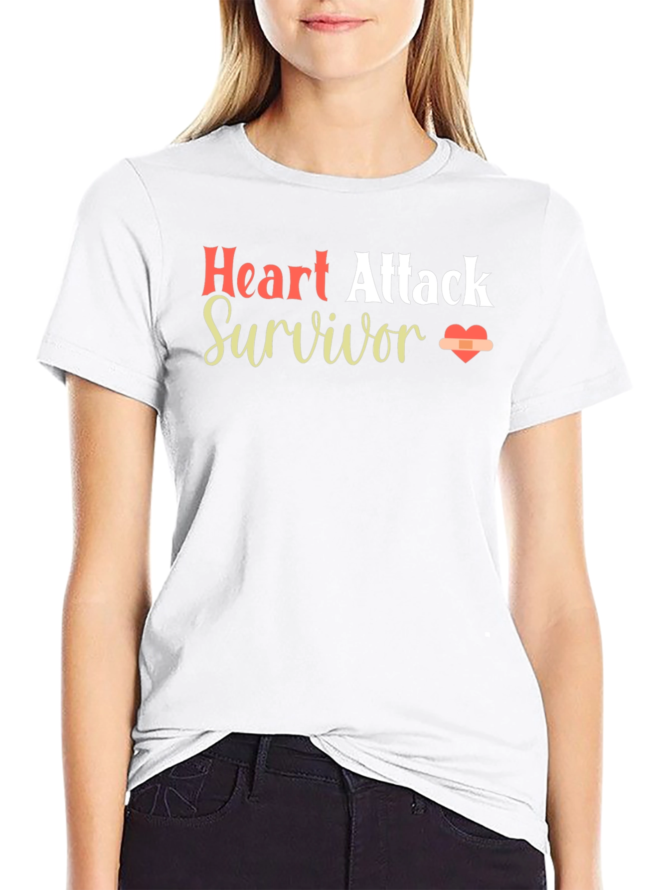 Heart Attack Survivor Graphic T-Shirt