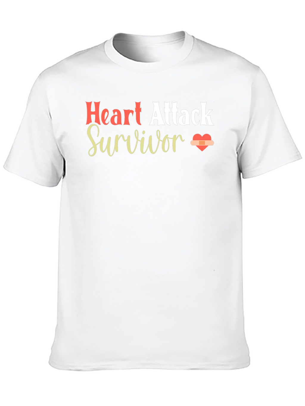 Heart Attack Survivor Graphic T-Shirt