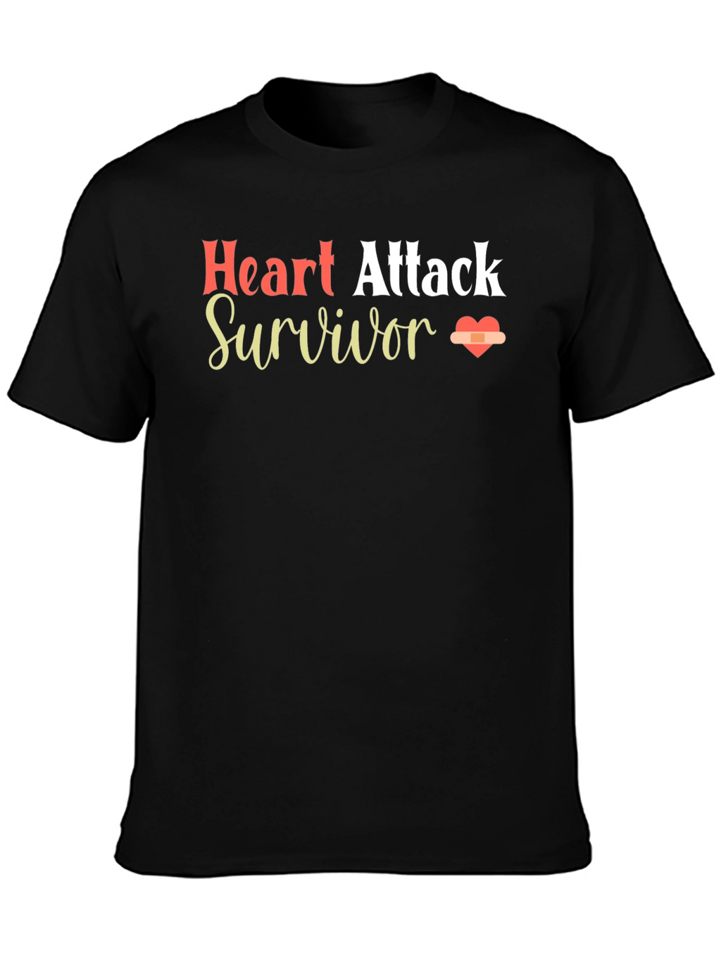 Heart Attack Survivor Graphic T-Shirt