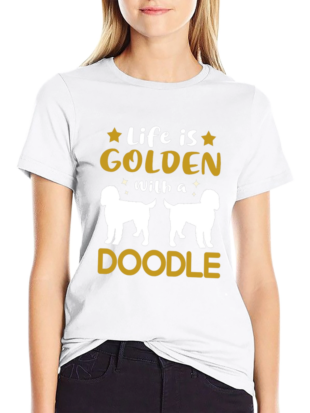 Life is Golden With a Doodle T-Shirt