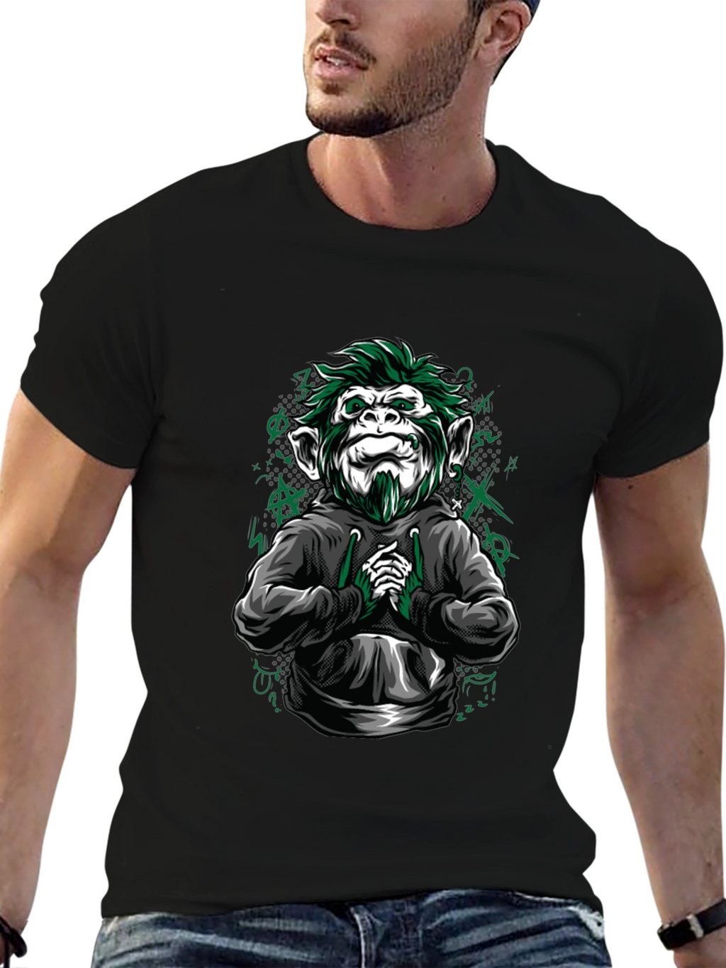 Urban Monkey Graphic Tee - Cool & Edgy Design