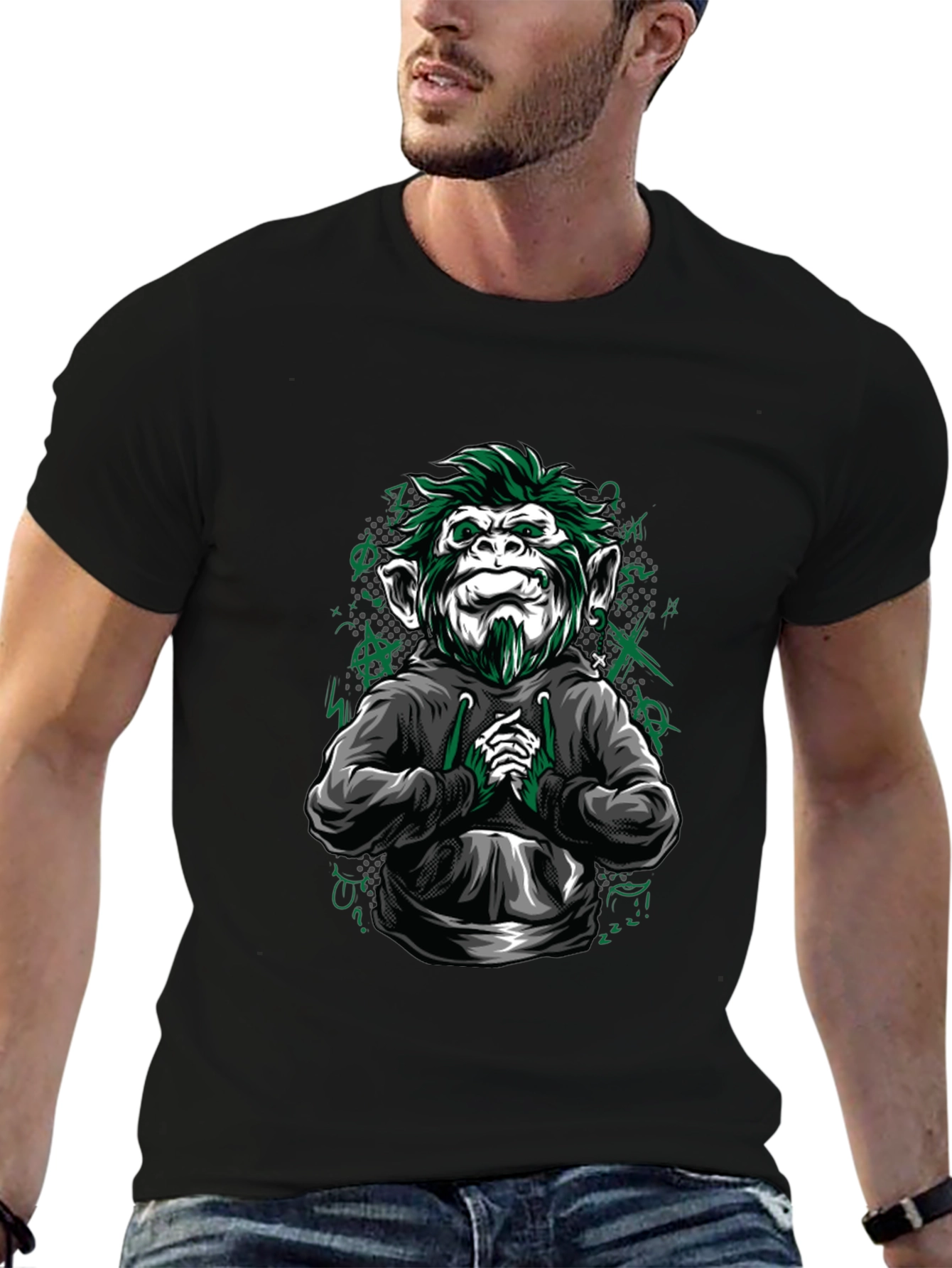 Urban Monkey Graphic Tee - Cool & Edgy Design