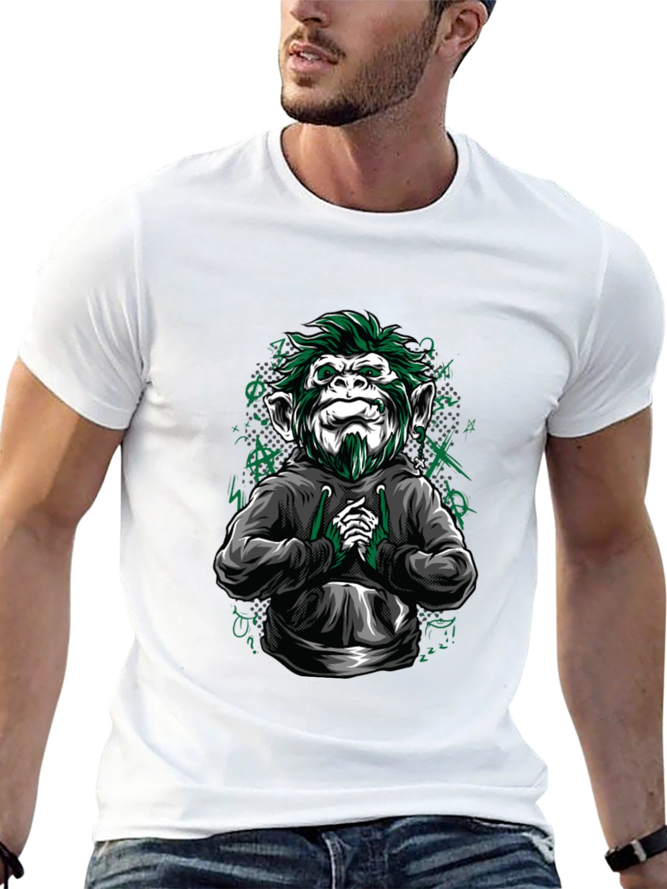 Urban Monkey Graphic Tee - Cool & Edgy Design
