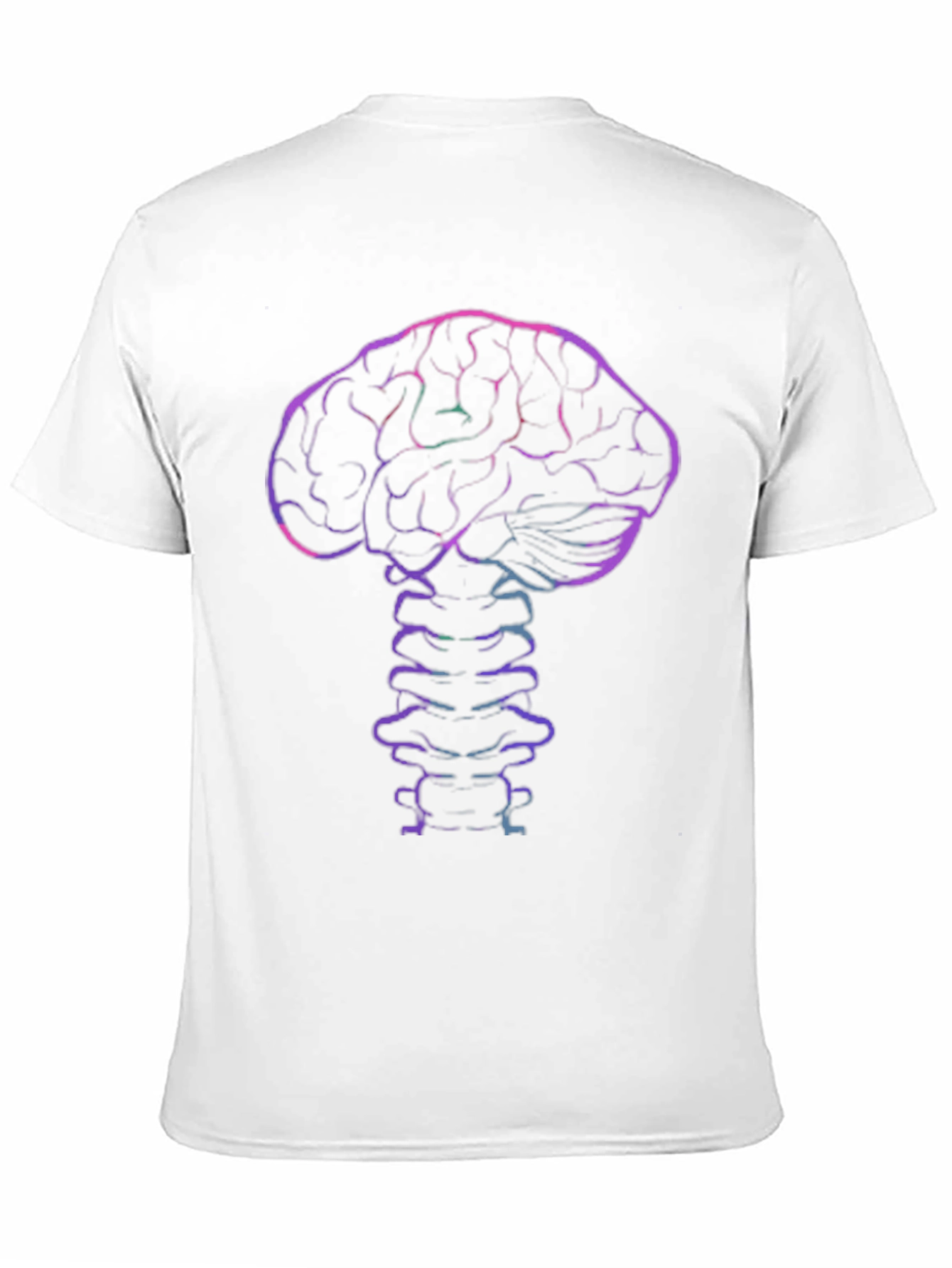 Brain & Spine Graphic Tee - Black