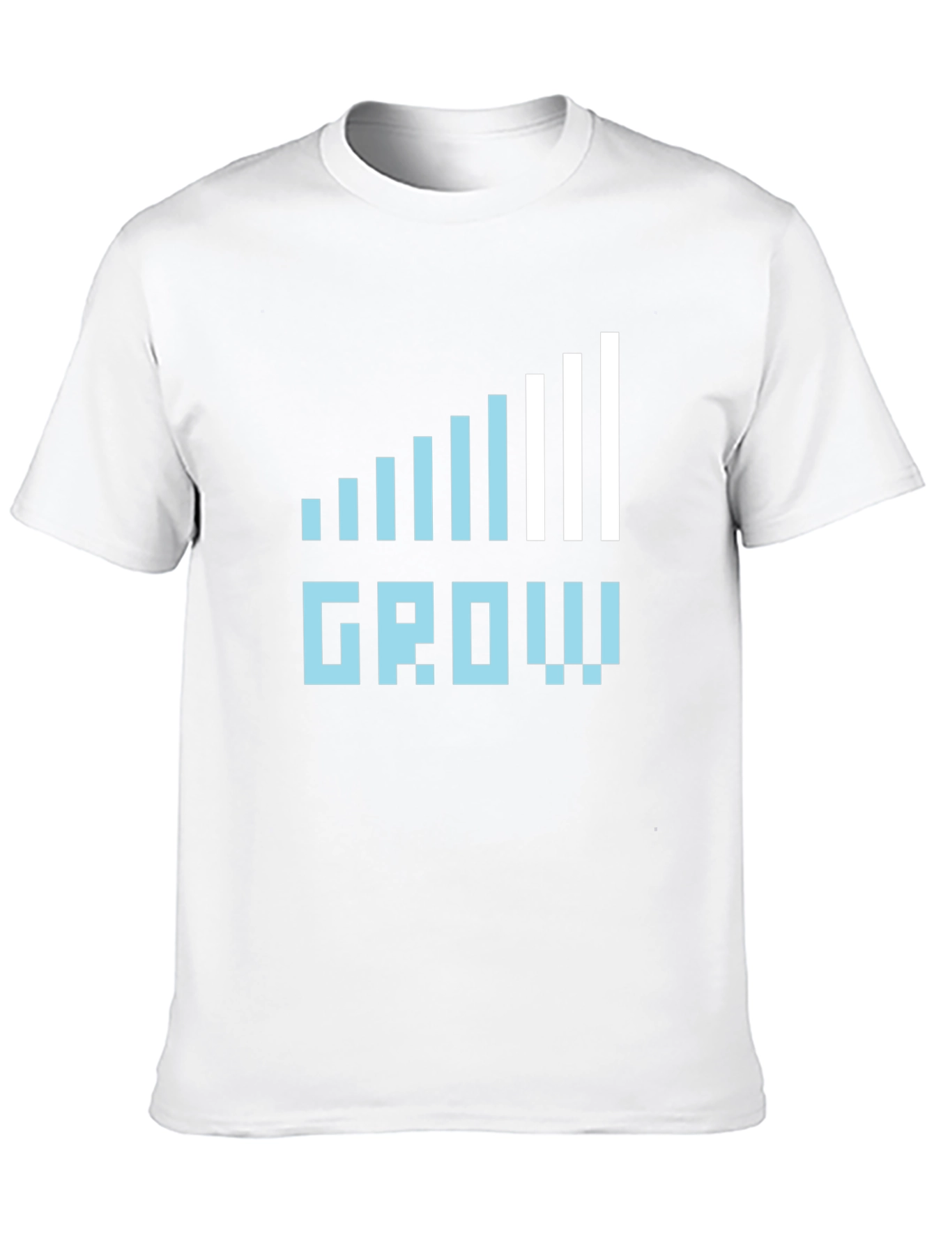 Grow Graphic Tee - Black Casual Cotton T-Shirt