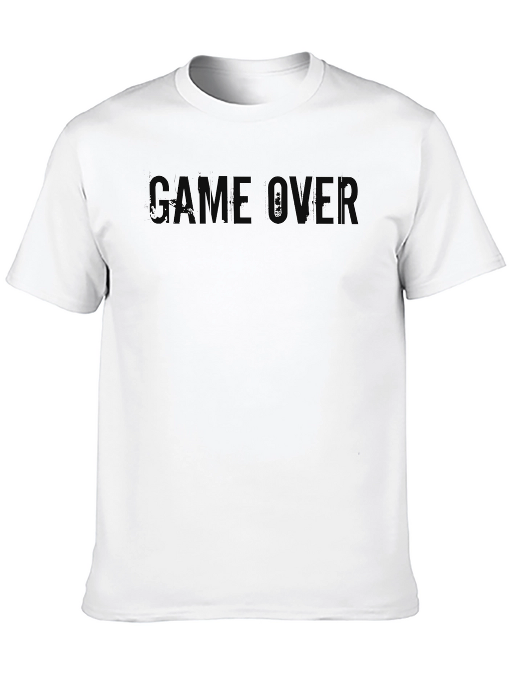 Game Over Black T-Shirt - Classic Crew Neck