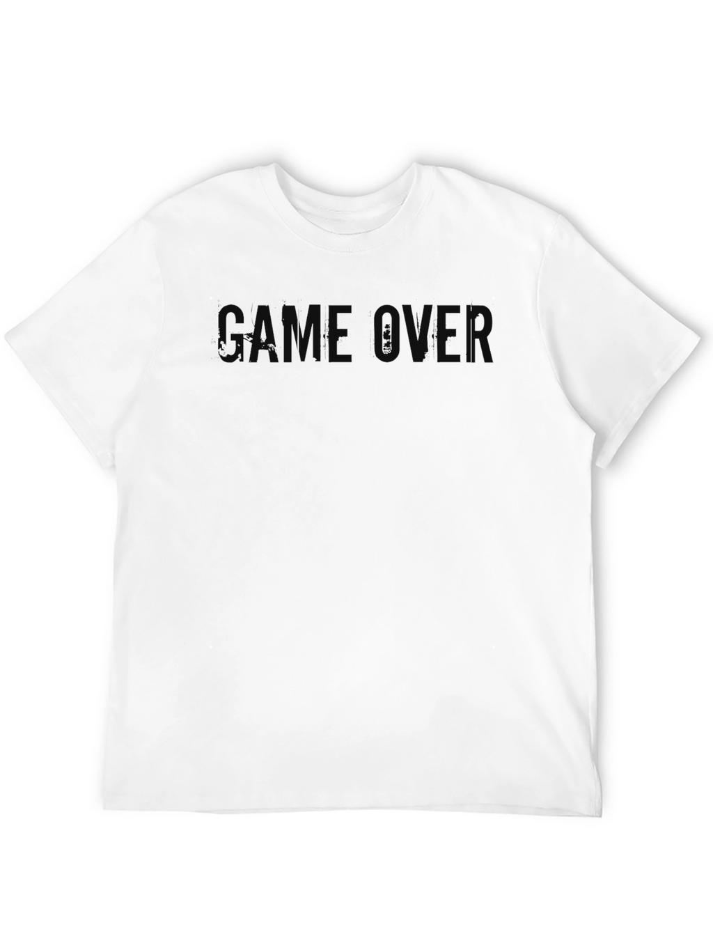 Game Over Black T-Shirt - Classic Crew Neck