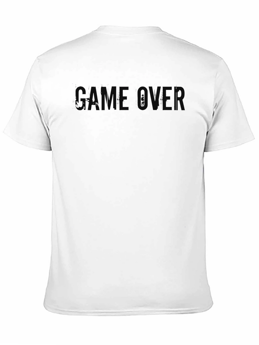 Game Over Black T-Shirt - Classic Crew Neck