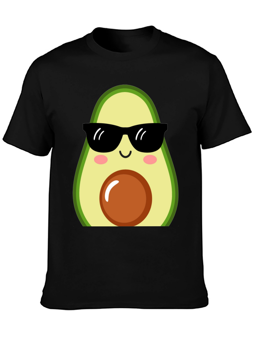 Cool Avocado Graphic Tee - Trendy Unisex T-Shirt