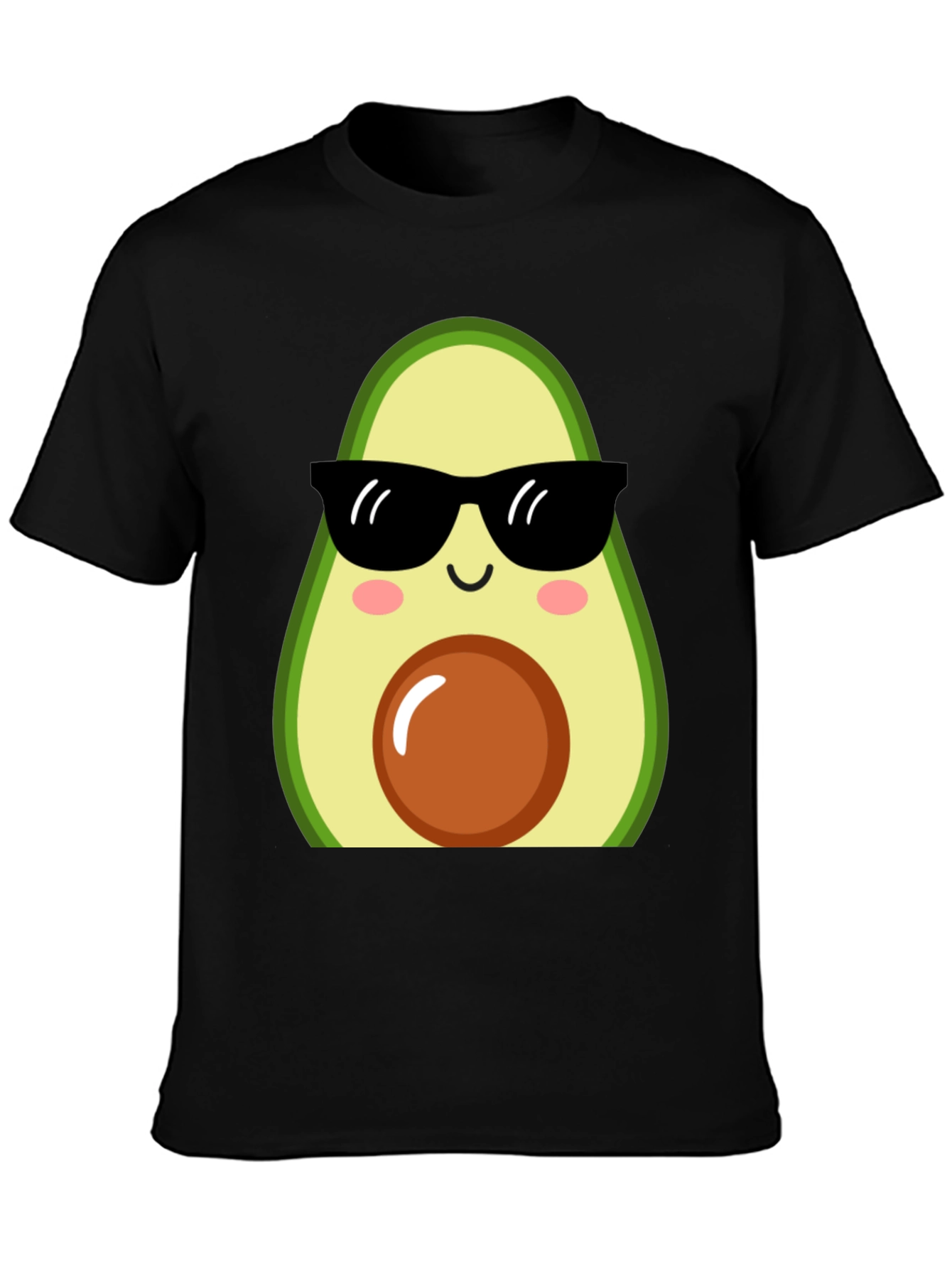 Cool Avocado Graphic Tee - Trendy Unisex T-Shirt