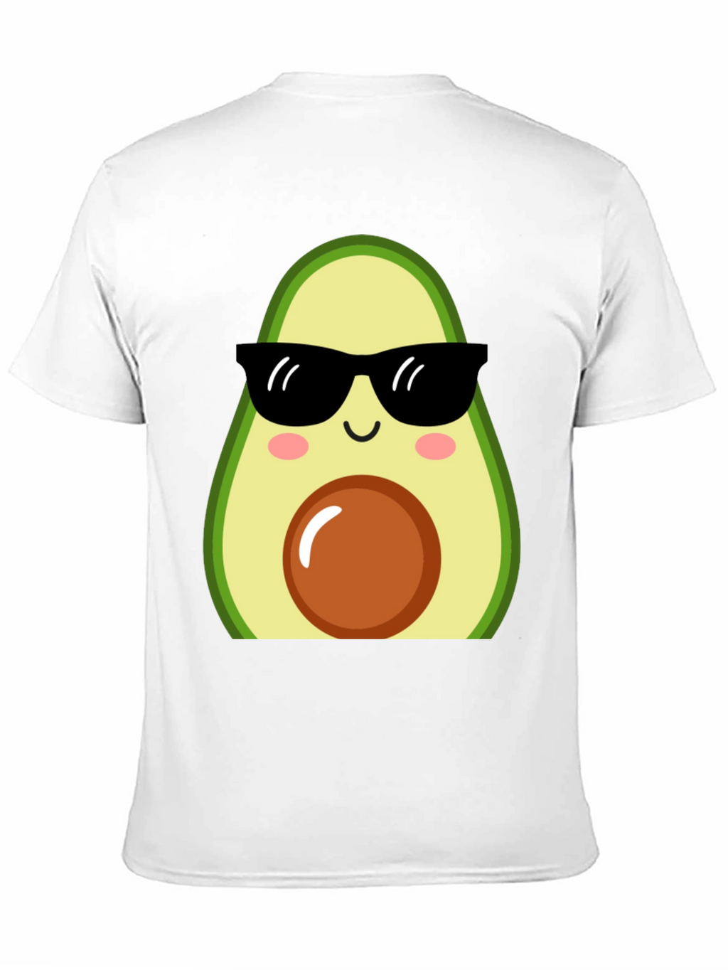 Cool Avocado Graphic Tee - Trendy Unisex T-Shirt