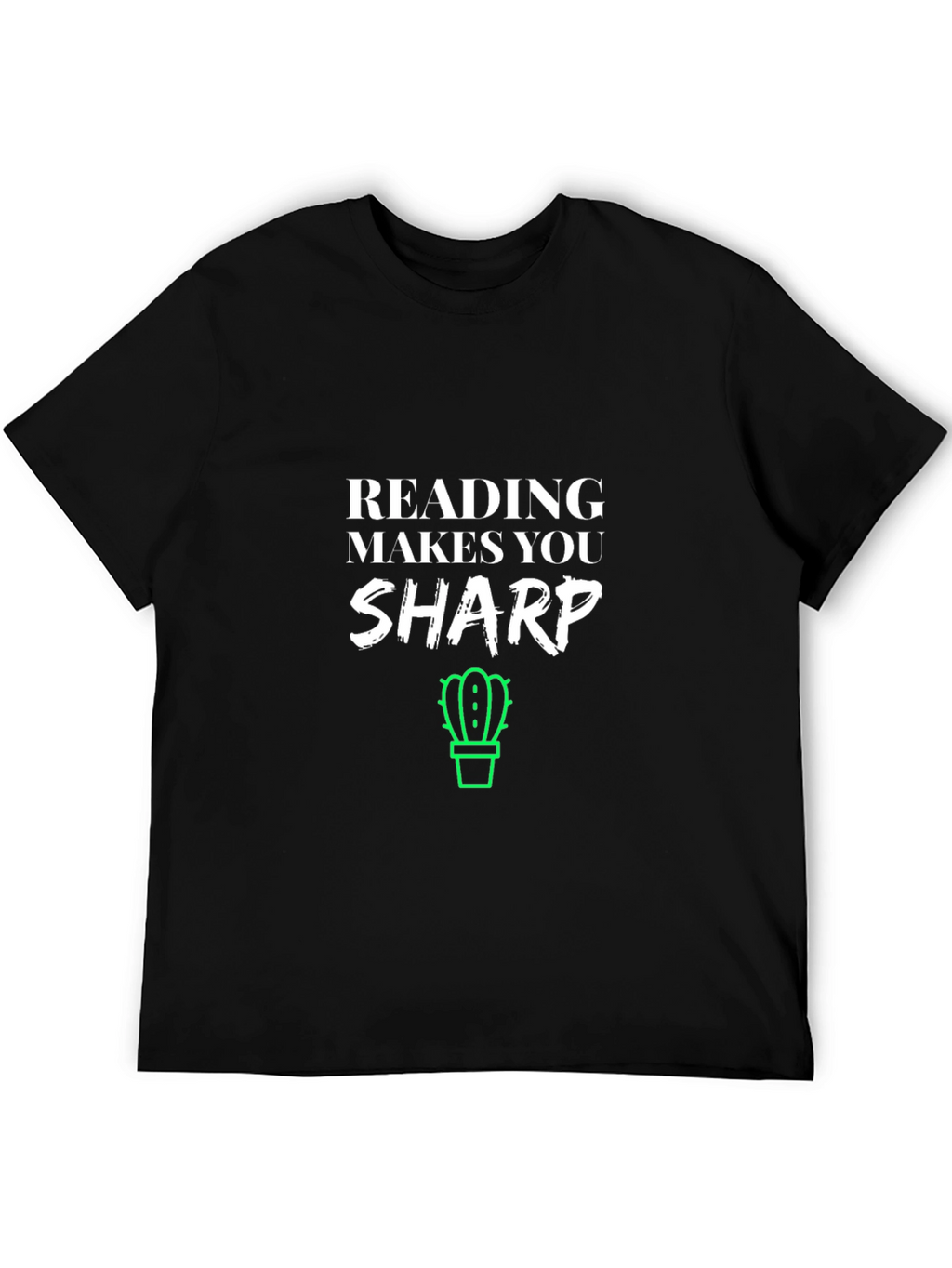 Reading Makes You Sharp T-Shirt - Black