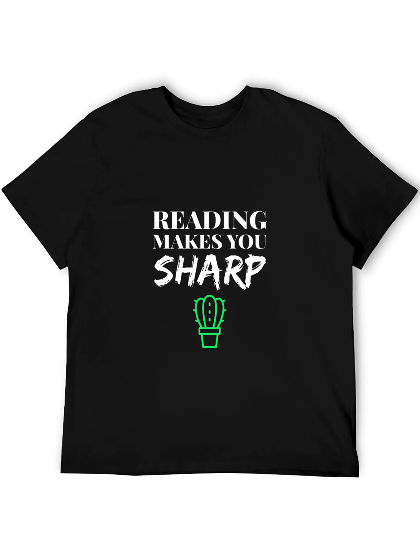 Reading Makes You Sharp T-Shirt - Black