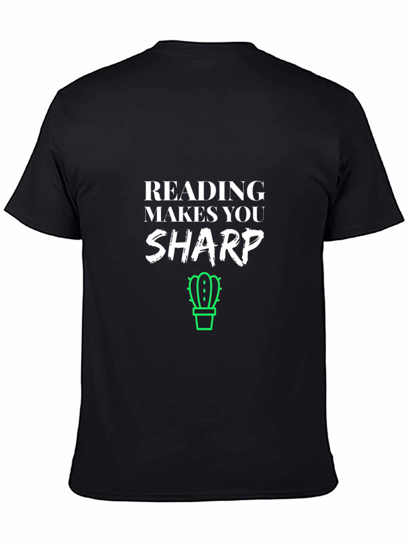 Reading Makes You Sharp T-Shirt - Black