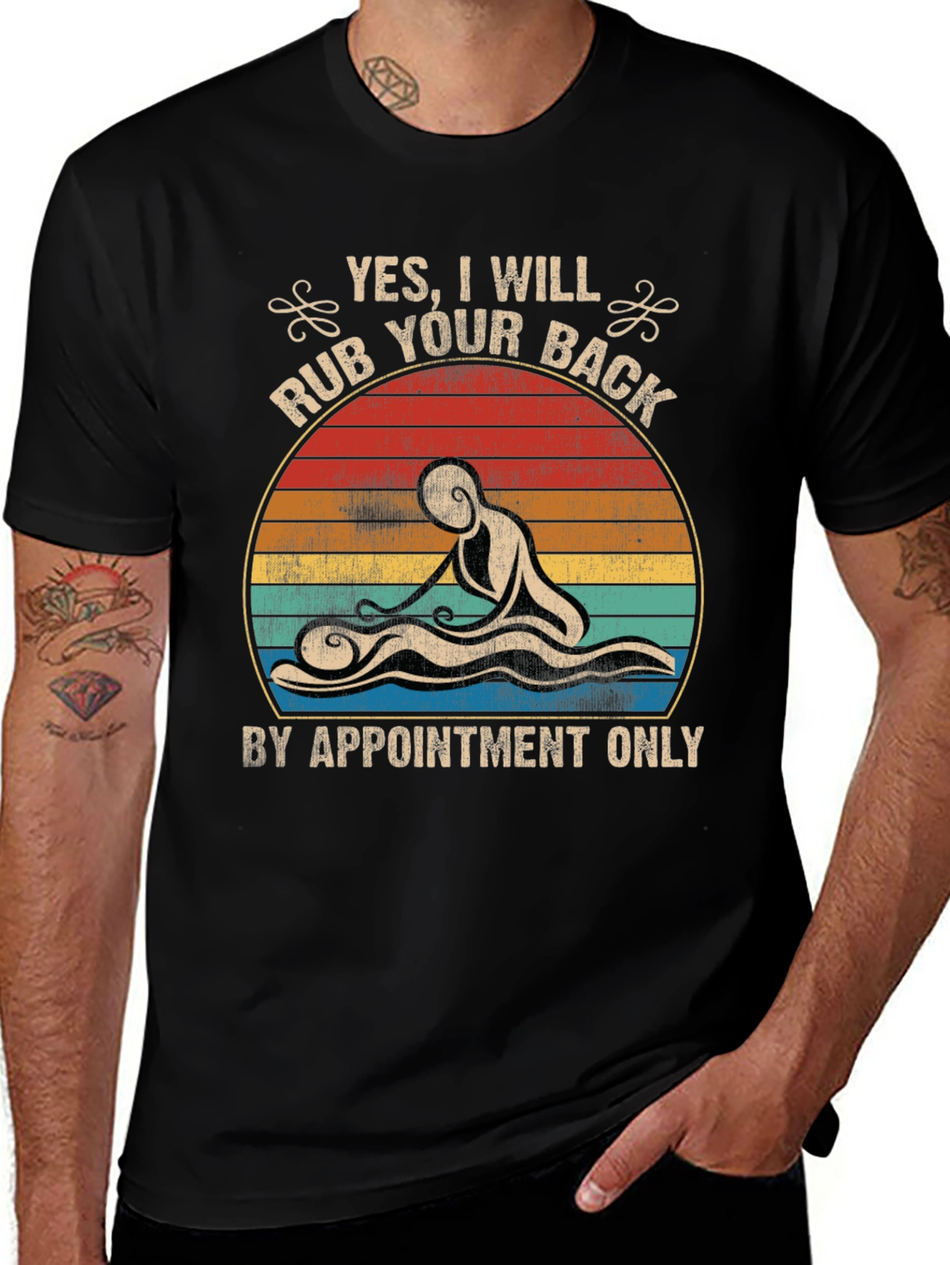 Massage Therapy T-Shirt - By Appointment Only
