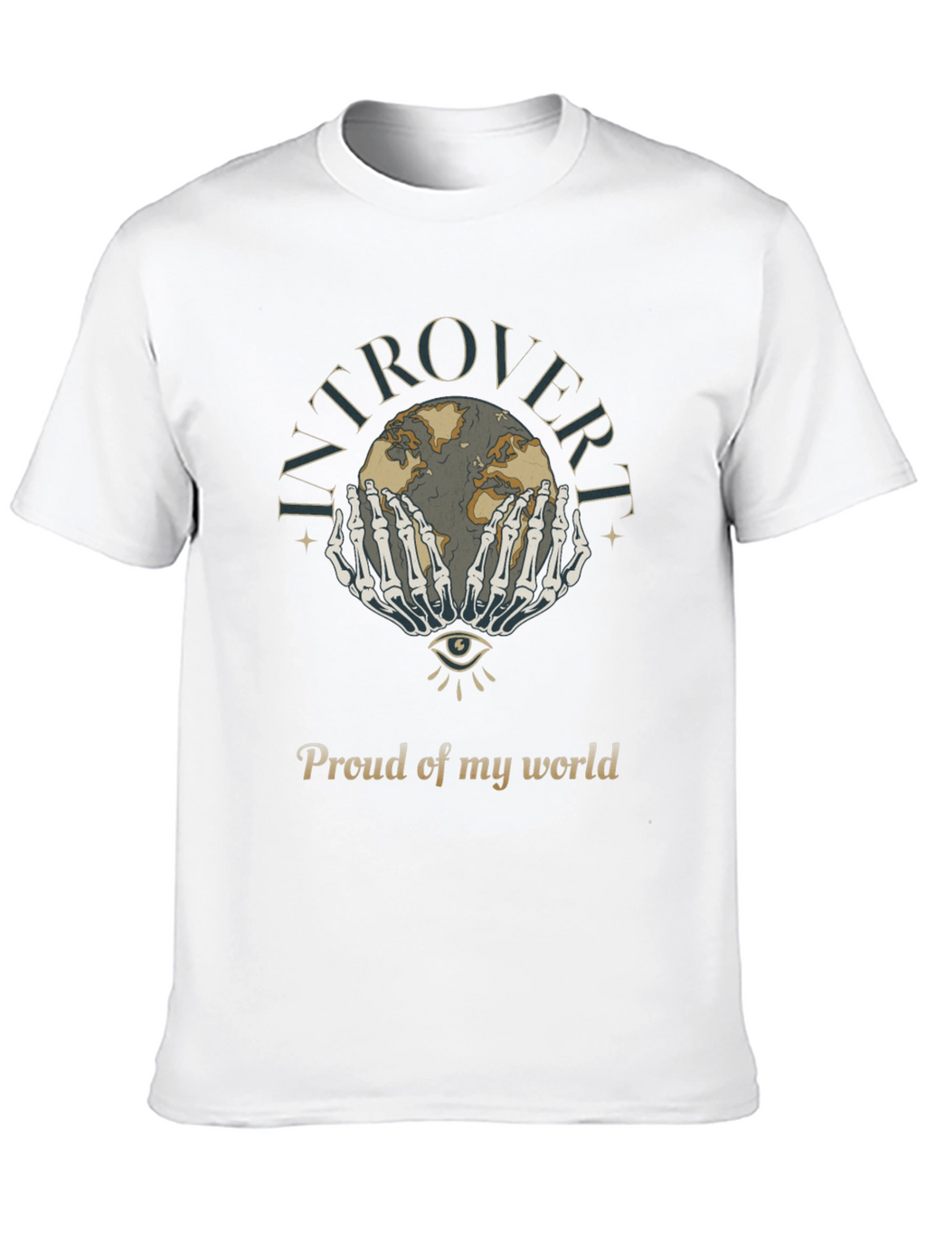 Introvert Proud World Graphic T-Shirt