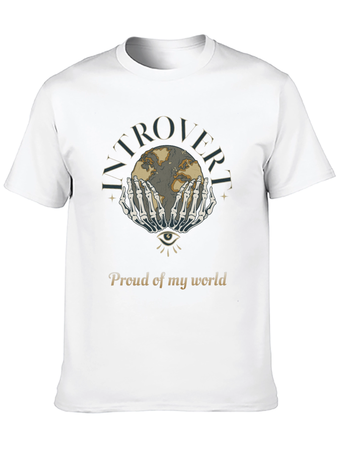Introvert Proud World Graphic T-Shirt