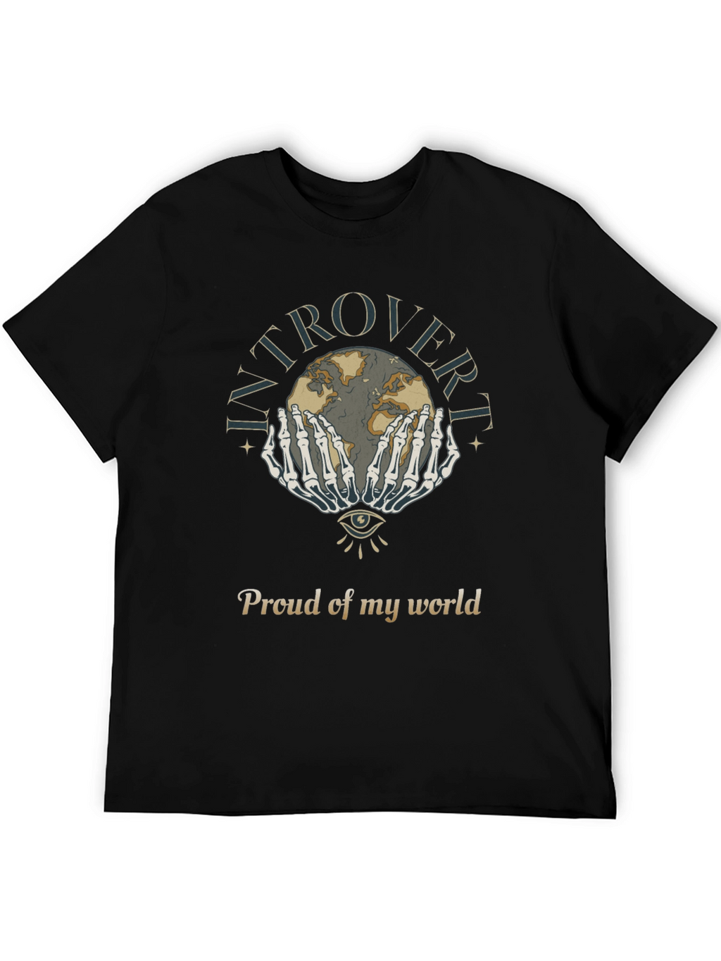 Introvert Proud World Graphic T-Shirt