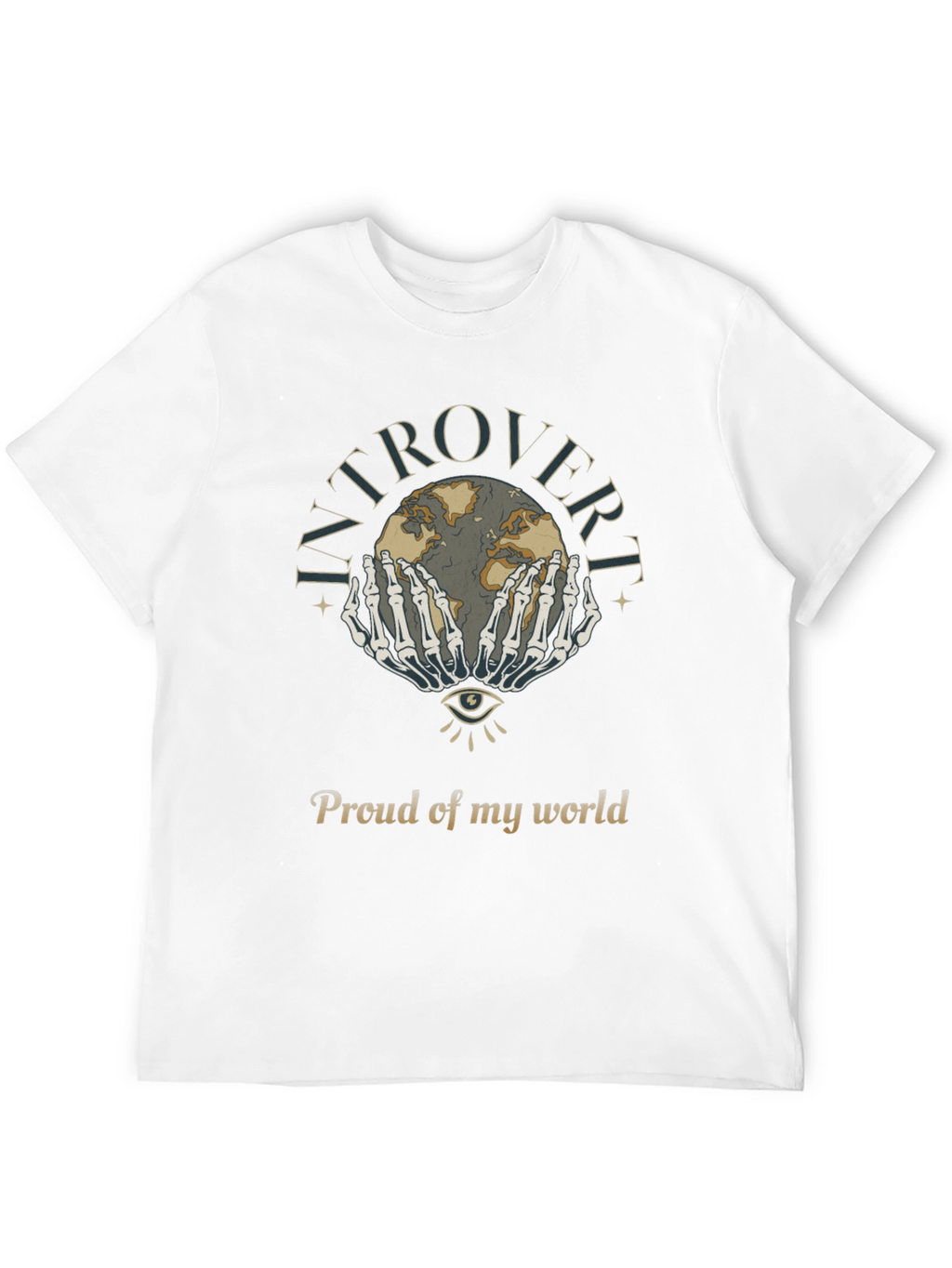 Introvert Proud World Graphic T-Shirt