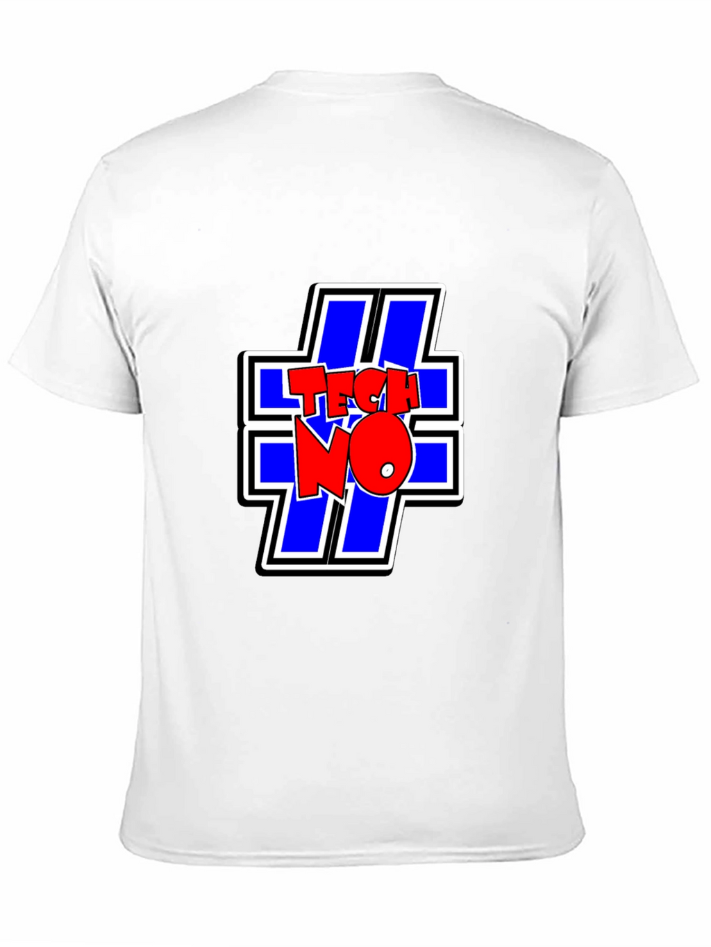 TECHNO Graphic Tee - Cool Black T-Shirt