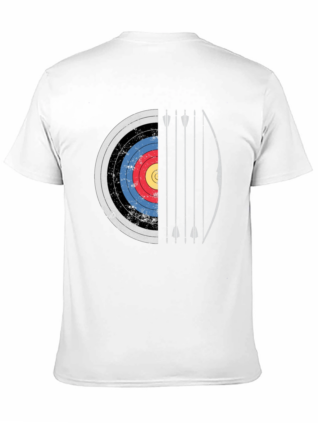 Archery Target Graphic Tee - Bow and Arrow Design