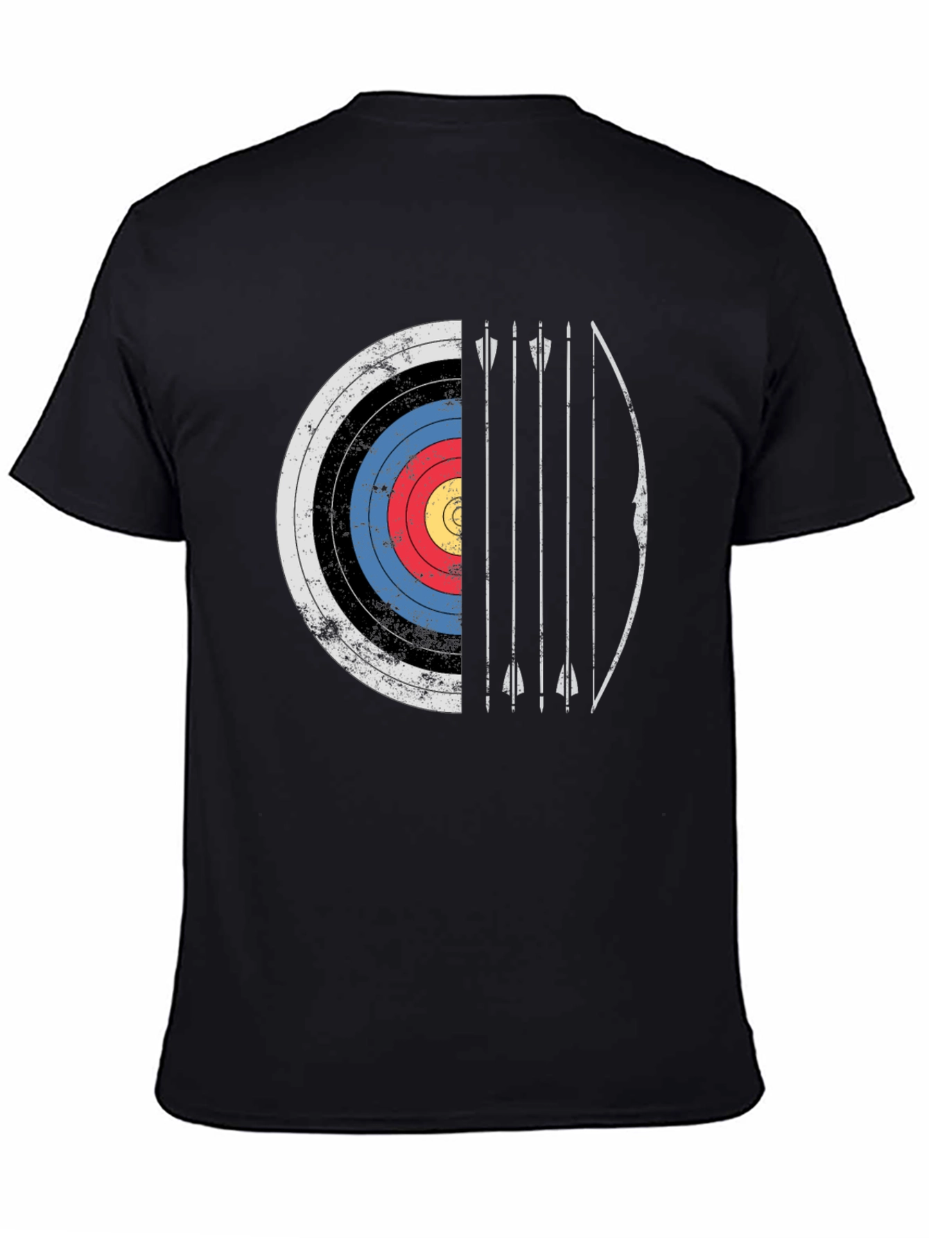 Archery Target Graphic Tee - Bow and Arrow Design