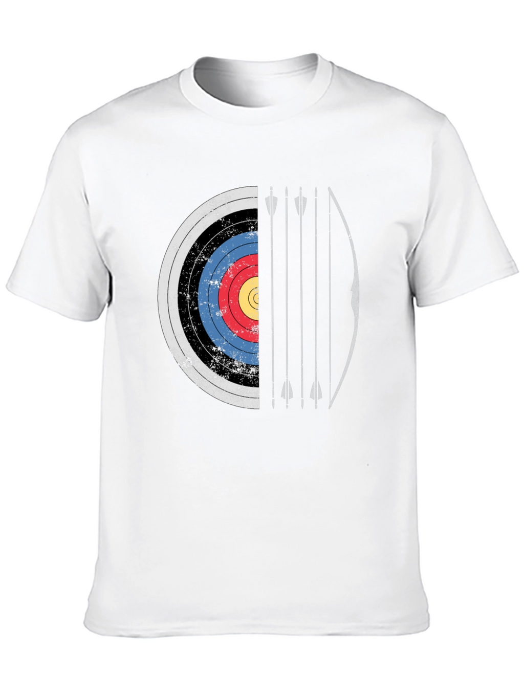 Archery Target Graphic Tee - Bow and Arrow Design