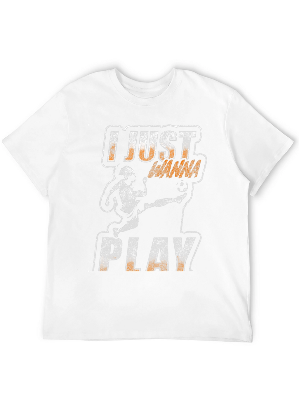 I Just Wanna Play Soccer Graphic T-Shirt