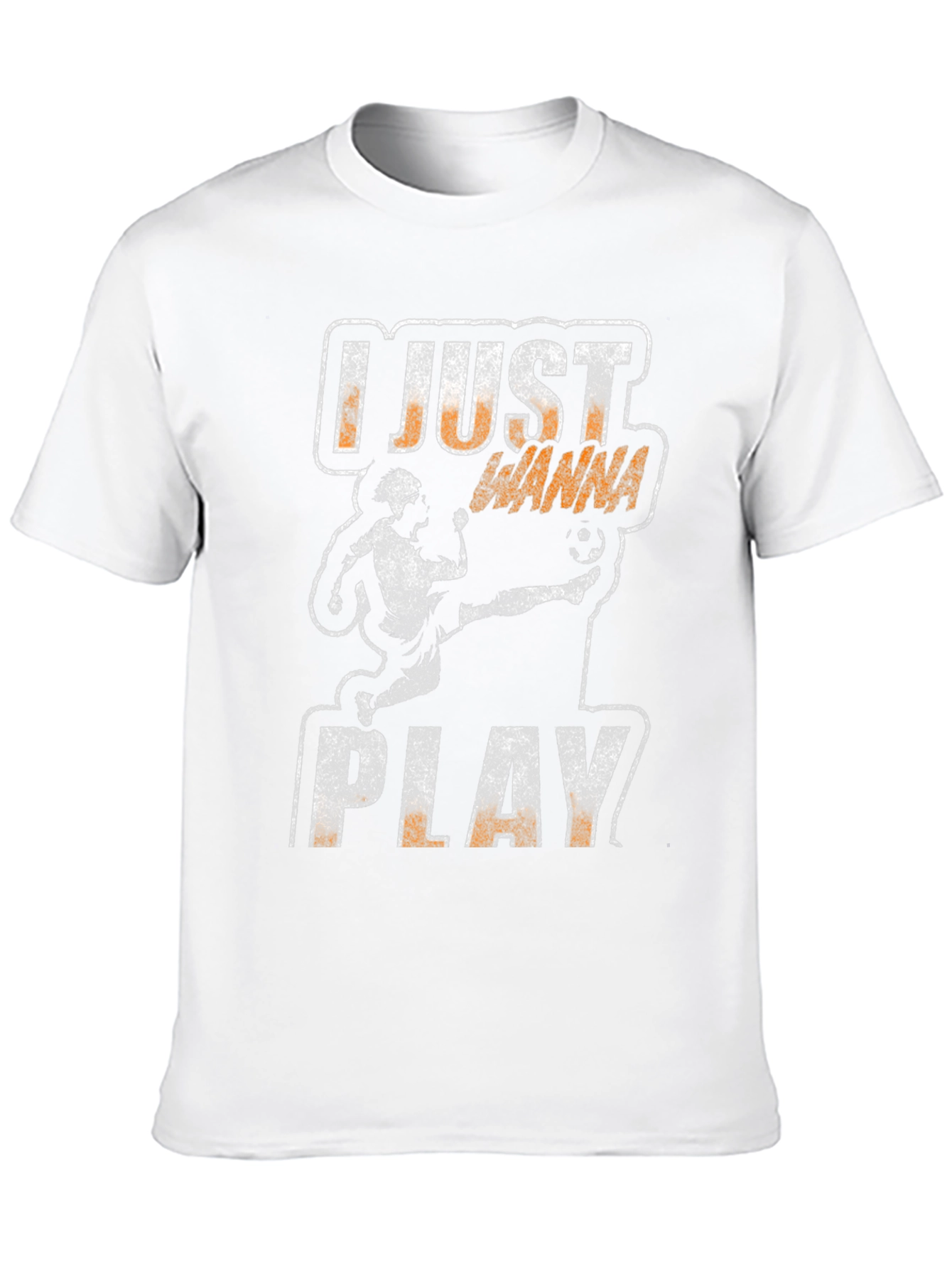 I Just Wanna Play Soccer Graphic T-Shirt