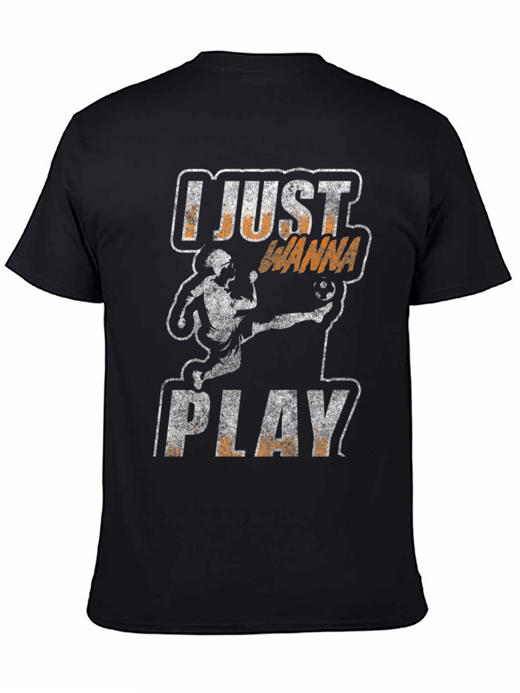 I Just Wanna Play Soccer Graphic T-Shirt