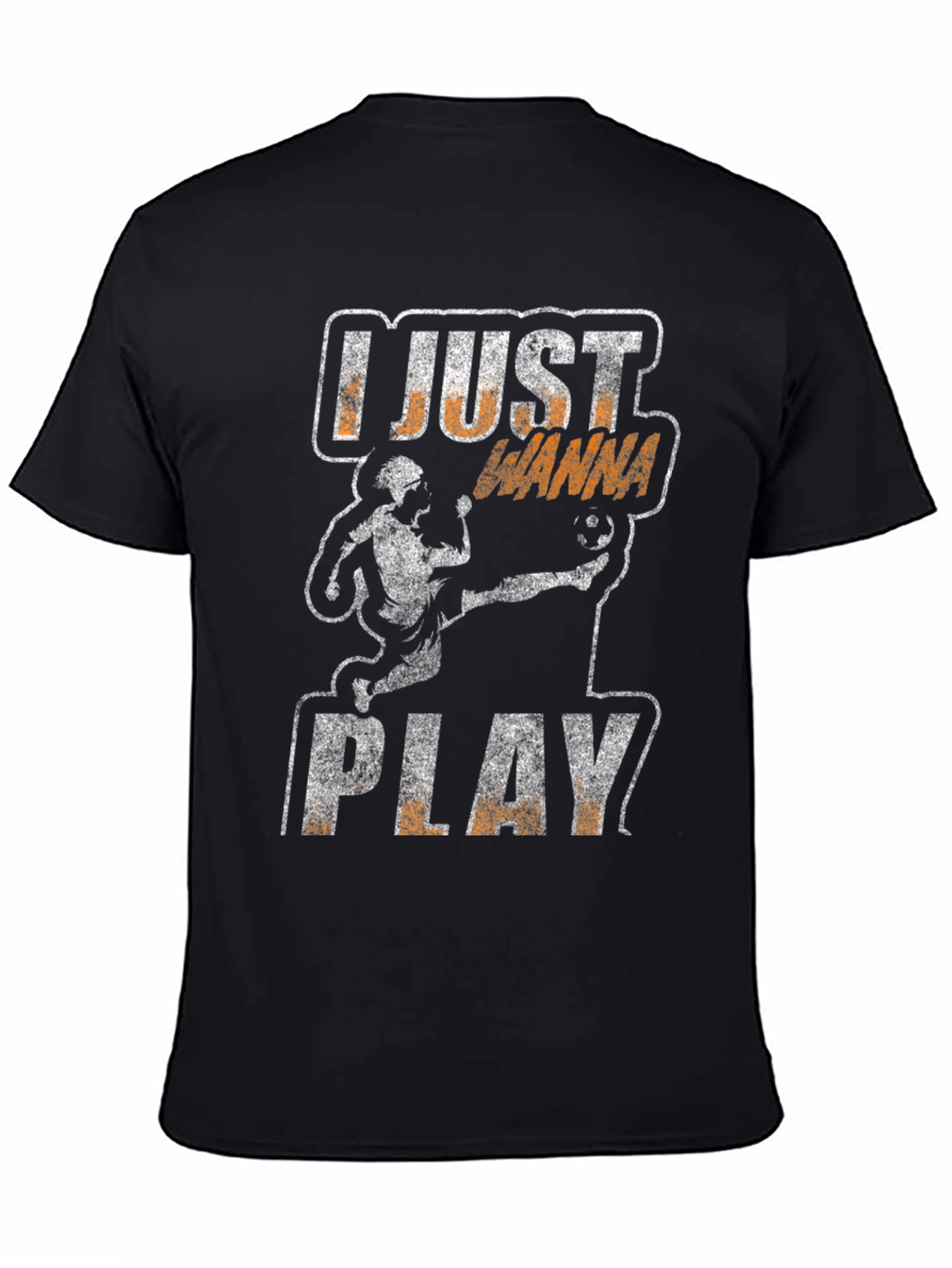 I Just Wanna Play Soccer Graphic T-Shirt